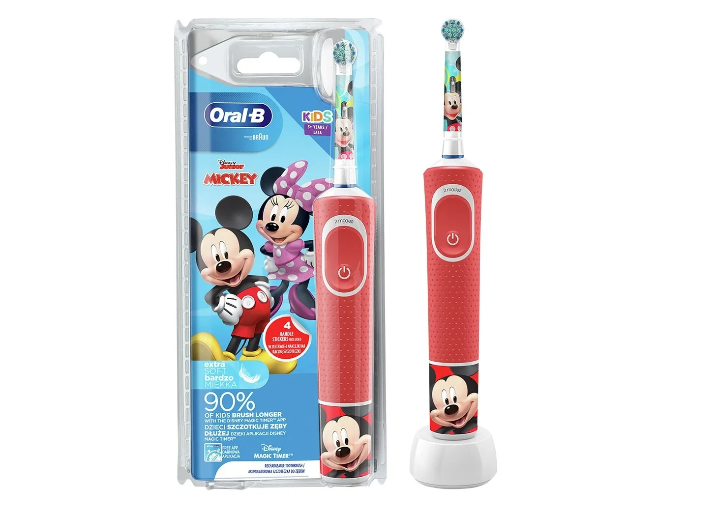 Електрична зубна щітка Oral-B (Орал-Б) Міккі Маус, 1 шт.
