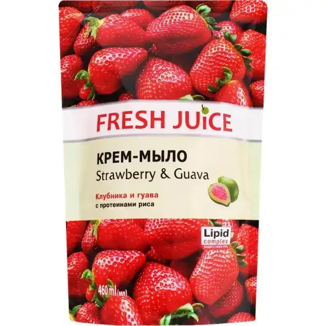 Рідке мило Fresh Juice (Фреш Джус) Strawberry & Guava, 460 мл