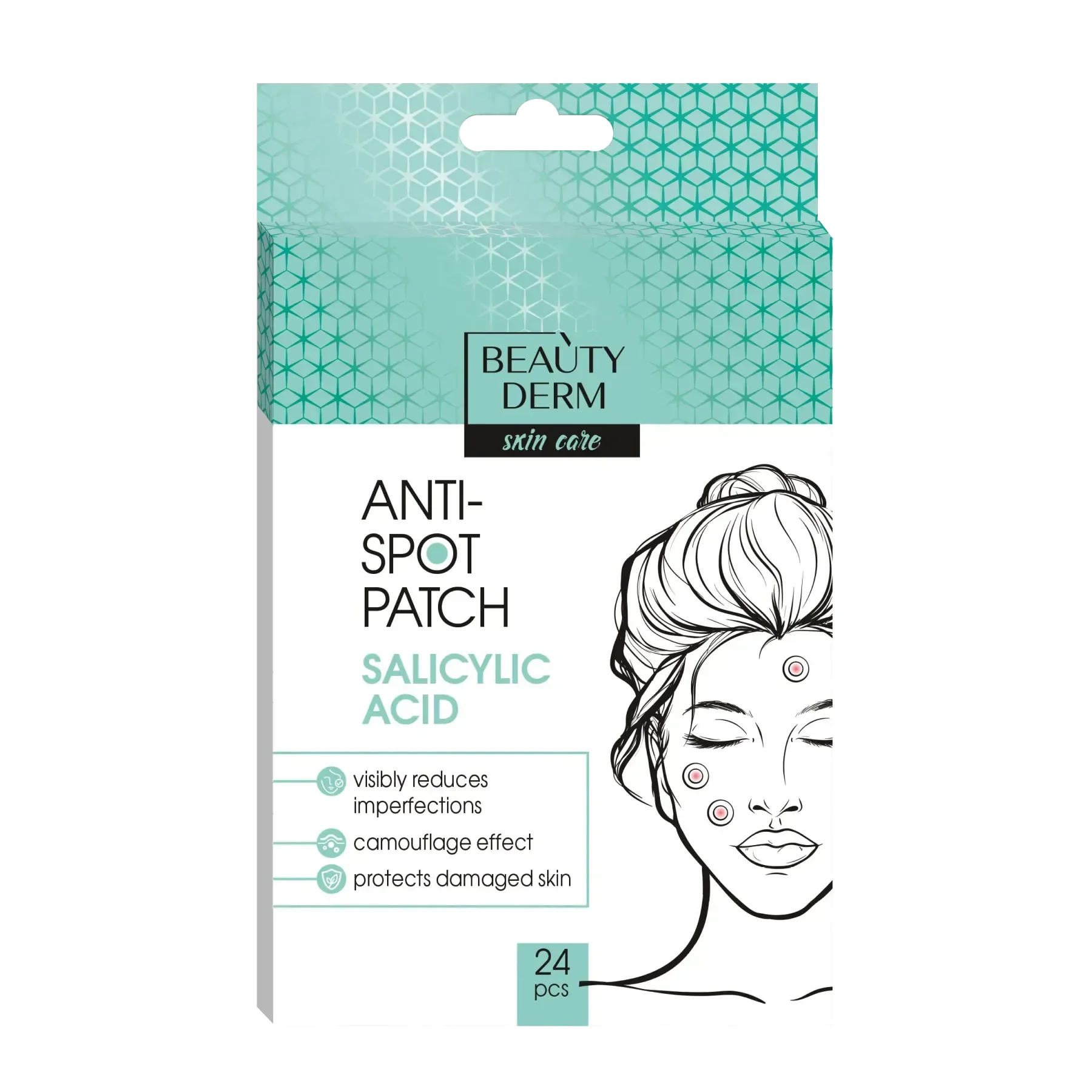 Патчі для обличчя Beauty Derm (Б'ютіДерм) проти недоліків, 24 шт.