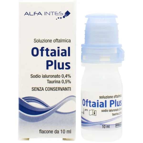 Офтаял Плюс (Oftaial Plus) краплі для захисту епітелію рогівки ока, 10 мл