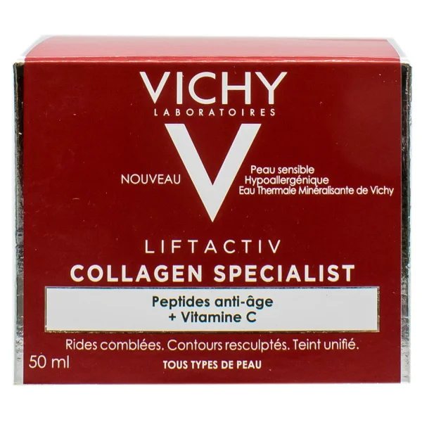 Крем-уход для лица Vichy (Виши) Liftactiv Collagen Specialist (Лифтактив Коллаген Специалист) для всех типов кожи, 50 мл