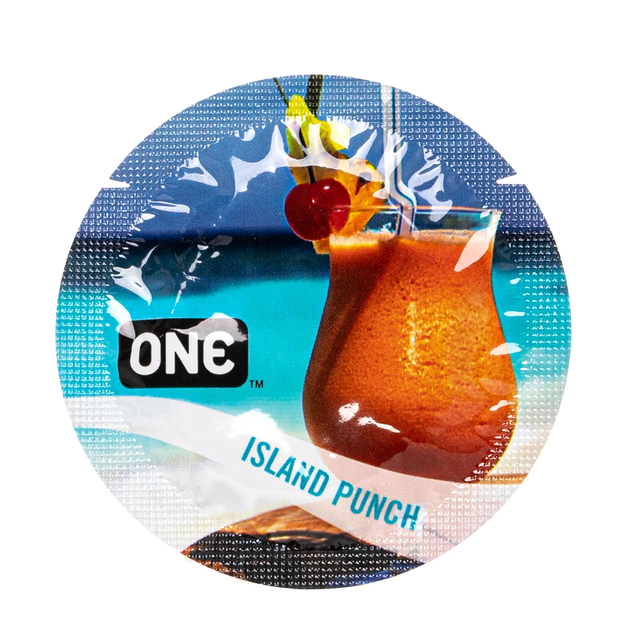 Презерватив ONE (Ван) Flavor Waves тропічний коктейль, 1 шт.