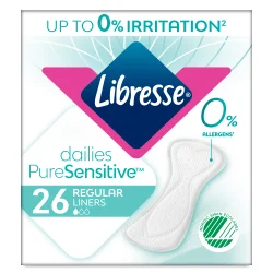 Прокладки ежедневные Libresse (Либресс) Pure Sensitive Normal, 26 шт.