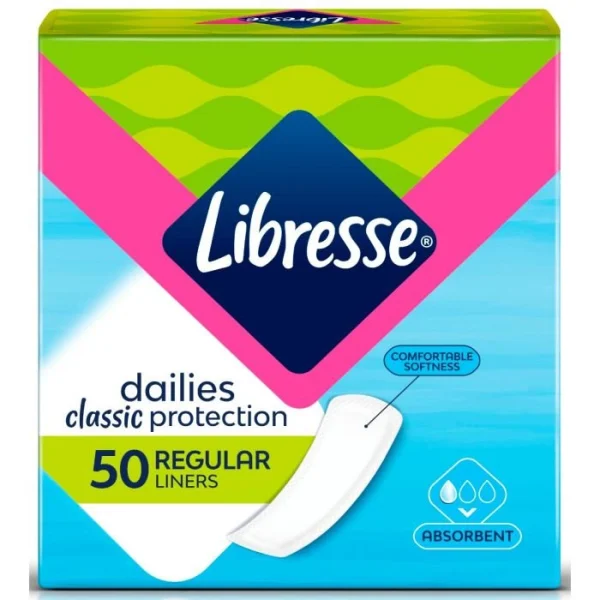 Прокладки Либресс Классик ежедневные (Libresse Classic), 50 шт.