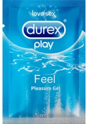 Гель-змазка Дюрекс Плей Філ довготривалої дії (Durex Play Feel), по 5 мл, 50 шт.