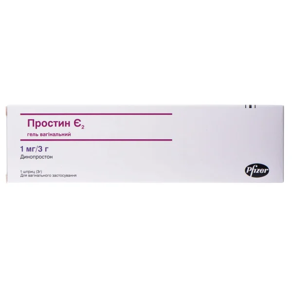 Простин Е2 гель вагинальный по 3 г, 1 мг/3 г, 1 шт.