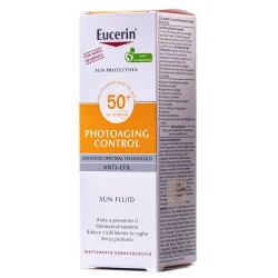 Сонцезахисний антивіковий флюїд Eucerin (Юцерин) для обличчя з SPF 50+, 50 мл