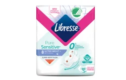 Прокладки Лібресс Пюр Сенситів Ультра Найт+ нічні №8