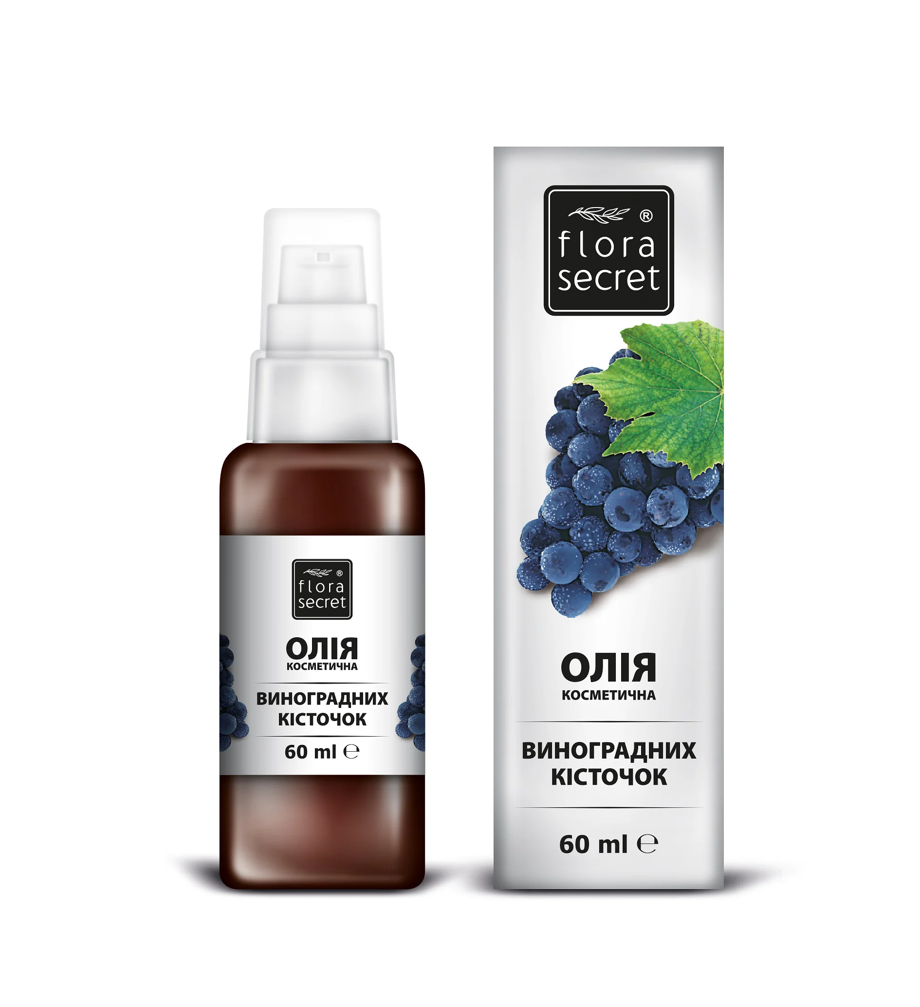 Олія Флора (Flora Secret) виноградних кісточок, 60 мл