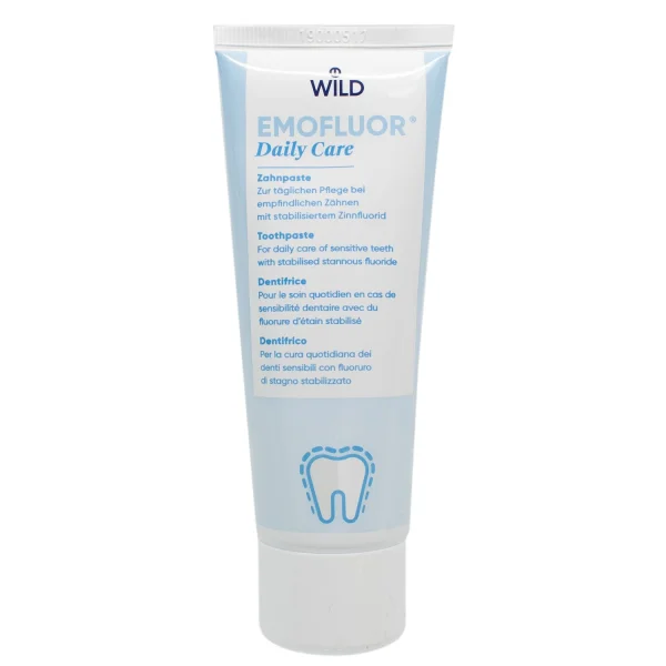 Зубная паста Эмофлуор (Emofluor) со стабилизированным фторидом олова, 75 мл
