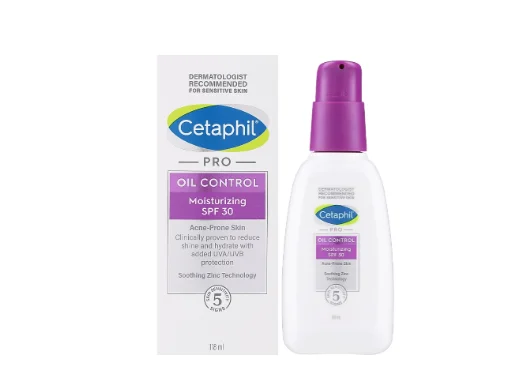 Лосьон Cetaphil (Цетафил) Pro Oil Control увлажняющий для чувствительной/жирной/из акне кожи лица SPF30, 118 мл