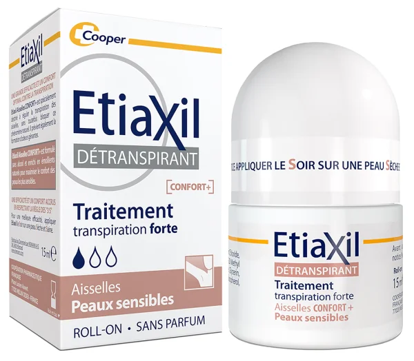 Антиперспірант Етіаксіл Конфорт+ (Etiaxil Confort Plus) для чутливої шкіри, 15 мл