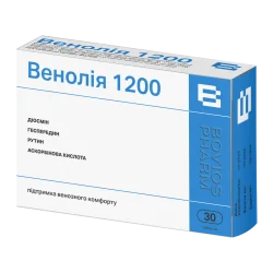 Венолія 1200 таблетки, 30 шт.: інструкція, ціна, відгуки, аналоги ...