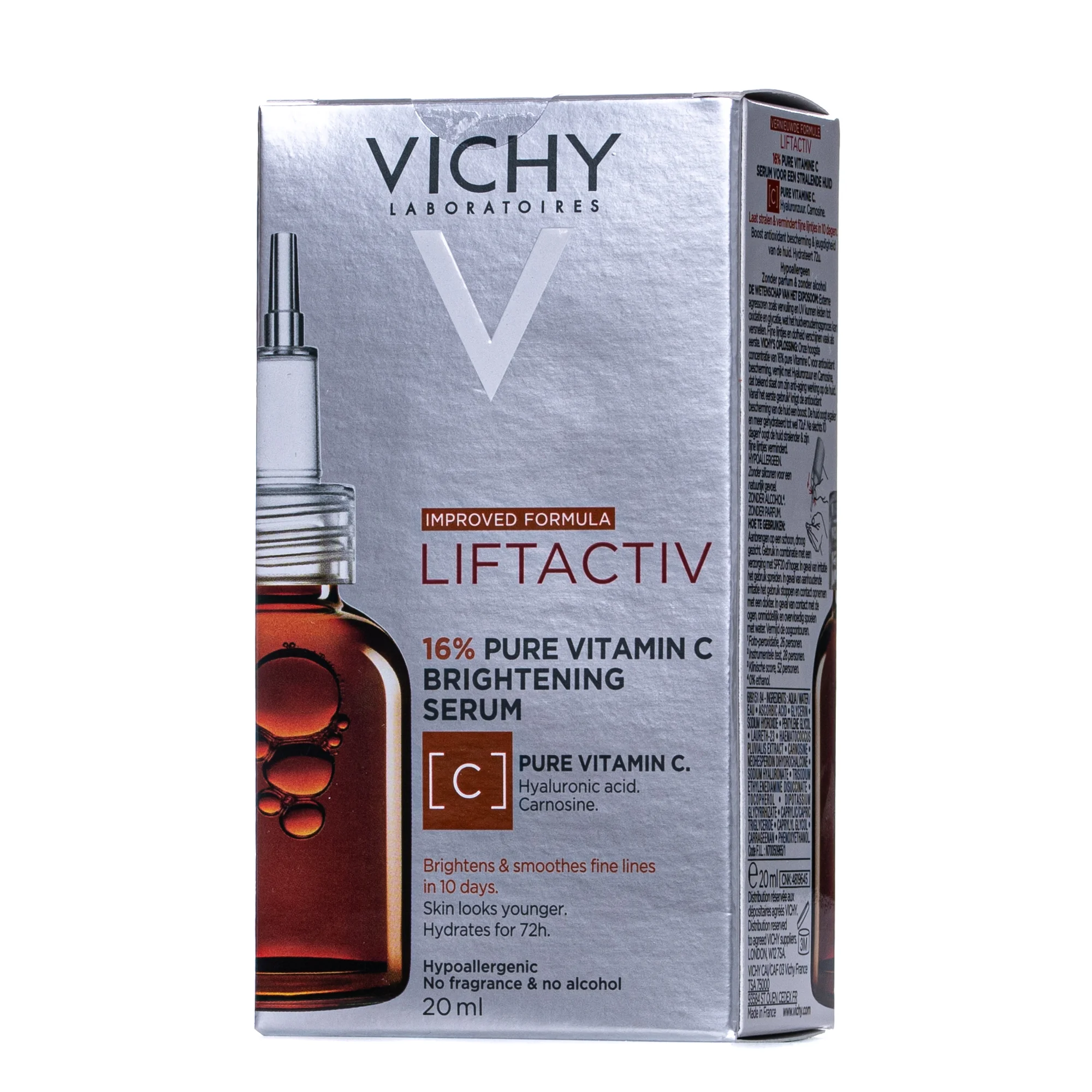 Сироватка для обличчя Vichy (Віши) Liftactiv з вітаміном С16% для освітлення та розгладження тону шкіри, 20 мл