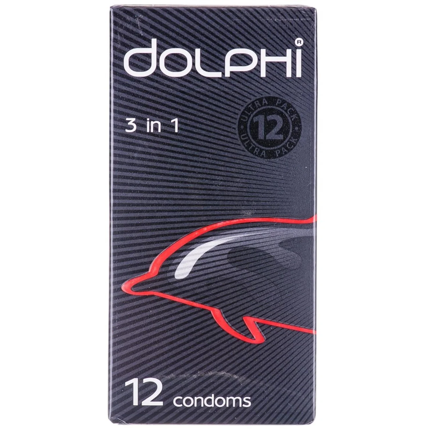 Презервативи Dolphi (Долфі) 3 в 1, 12 шт.