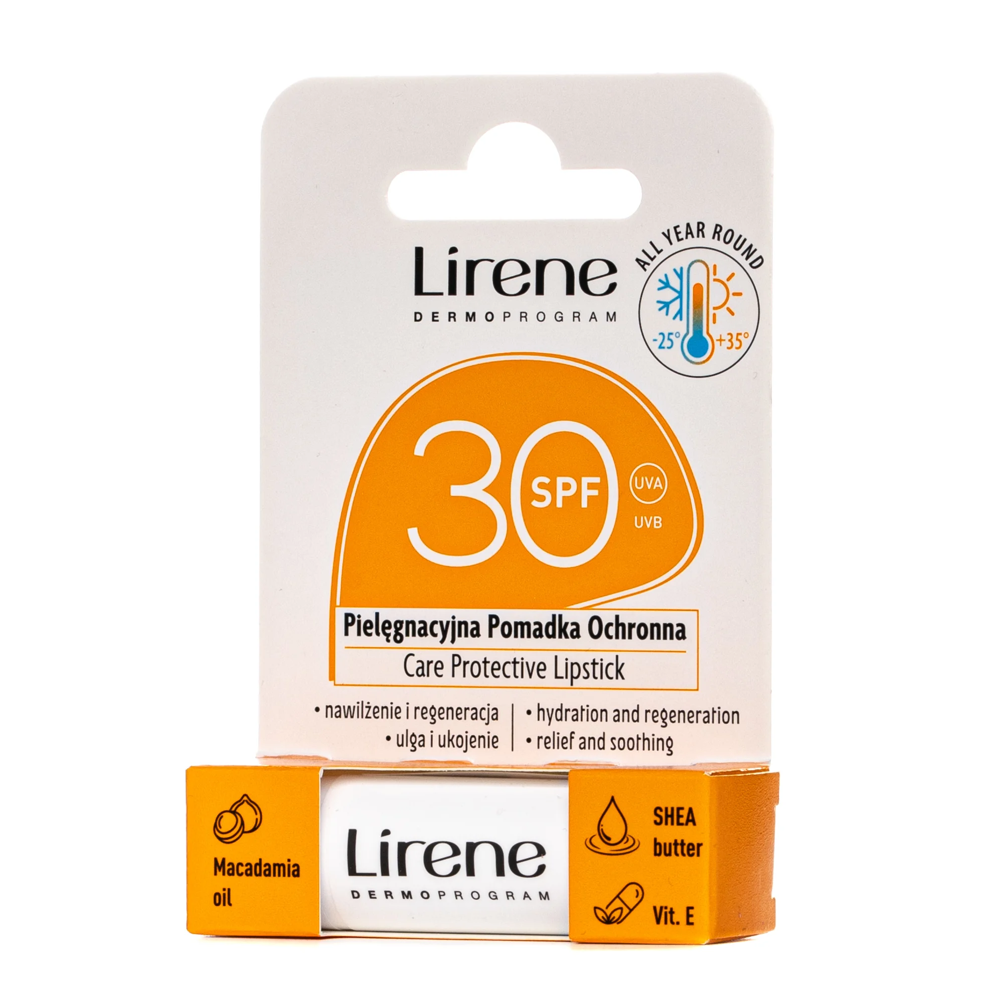 Бальзам для губ Dr. Irena Eris захисний та зволожуючий SPF30, 4,3 мл