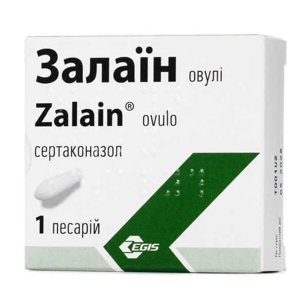 Залаїн овулі песарії по 0,3 г, 1 шт.