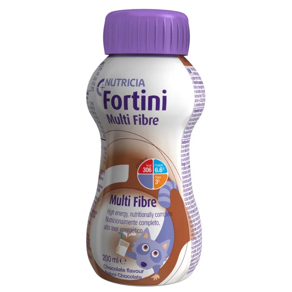 Ентеральне харчування Фортіні (Fortini) з харчовими волокнами зі смаком шоколаду, 200 мл