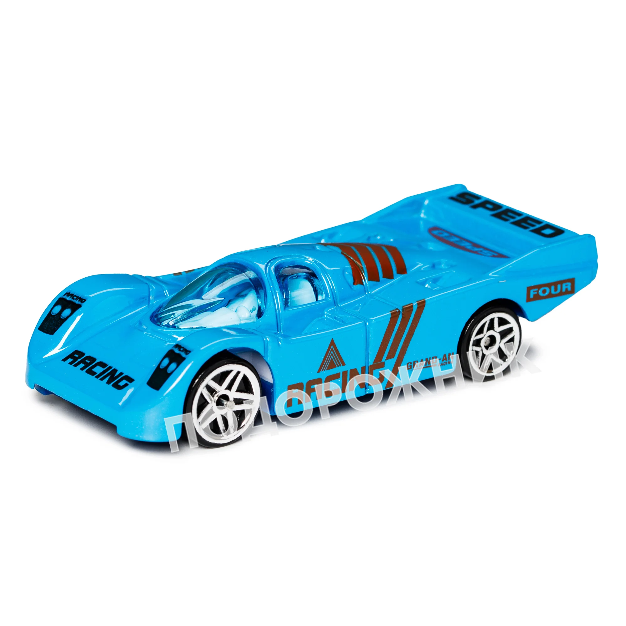 Машинка RevRace (РевРейс) рейсинг блакитний, 1 шт.