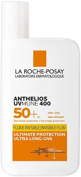Солнцезащитный крем для лица La Roche-Posay Anthelios UVA 400 (Ля Рош-Посе Антелиос УВА400) увлажняющий SPF 50+, 50 мл