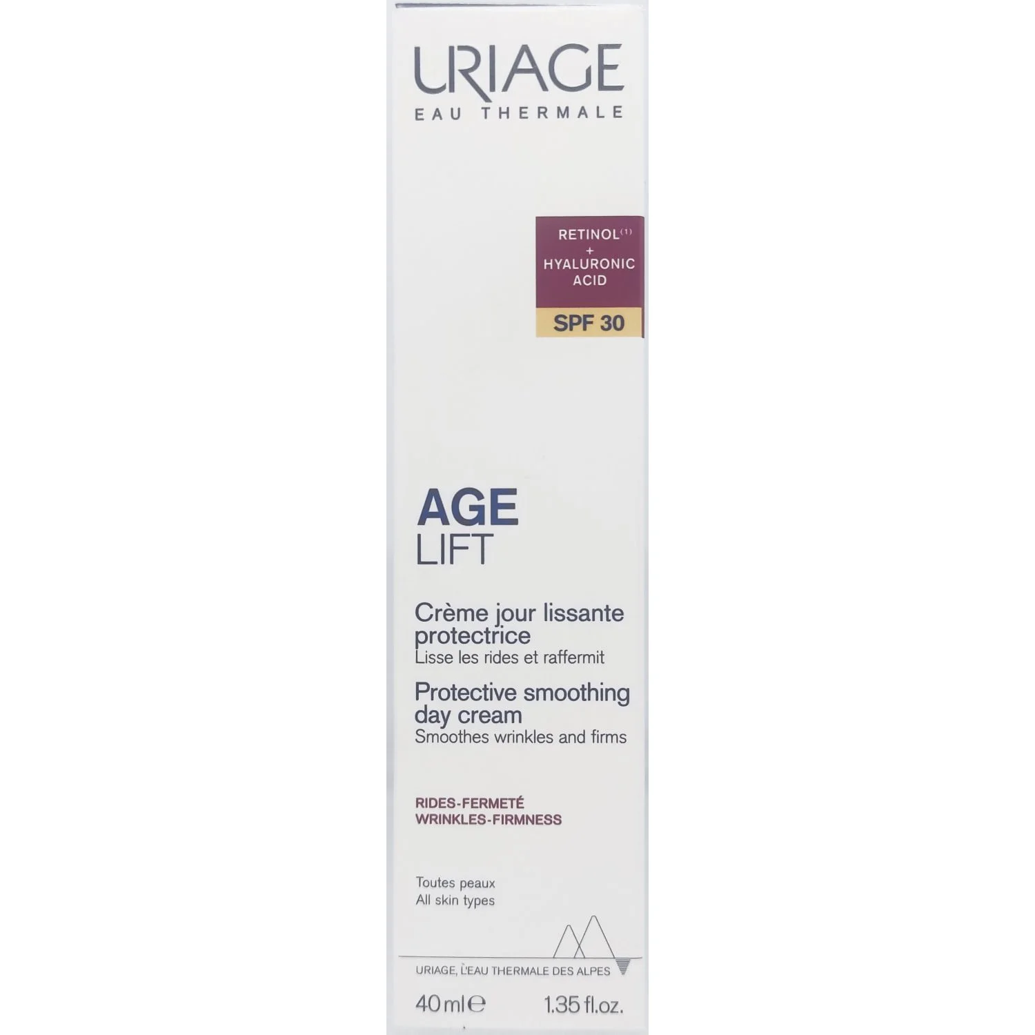 Крем для обличчя Uriage (Урьяж) Age Lift денний, захисний розгладжуючий SPF30, 40 мл