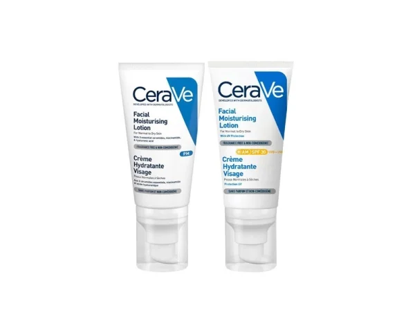 Набор CeraVe (Церавое) крем для лица ночной + крем для лица дневной, 1 шт.