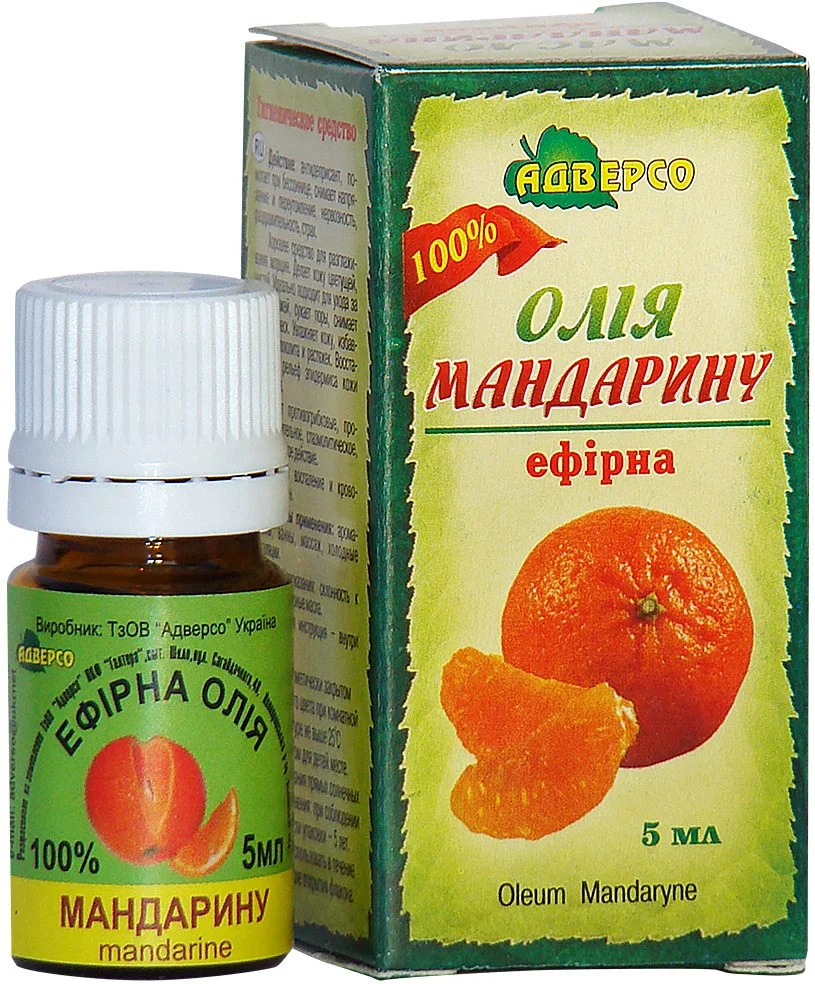 Ефірна олія Адверсо мандаринова, 5 мл