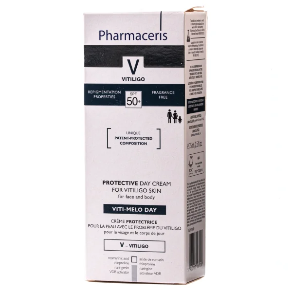 Крем для лица и тела Pharmaceris (Фармацерис) Viti-Melo Day дневной защитный для кожи SPF 50+, 75 мл