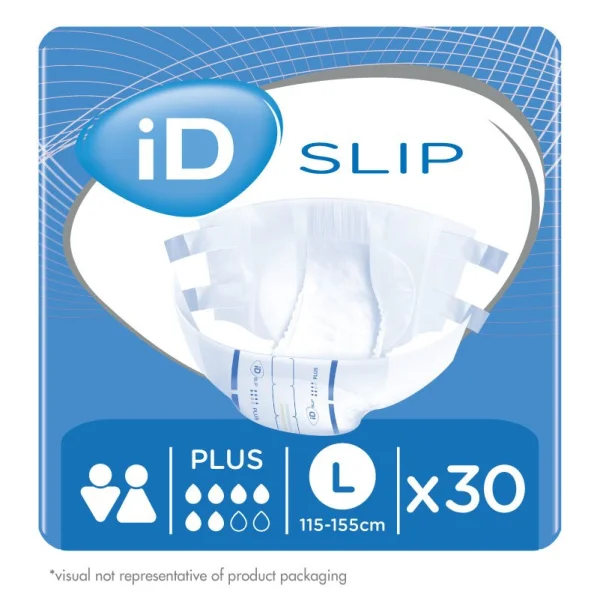 Подгузники для взрослых iD (Ай Ди) Slip Plus Large (Слип Плюс Лардж), 30 шт.