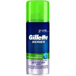 Піна для гоління Джілетт (Gillette) сенс скін для чутливої шкіри з алое, 100 мл