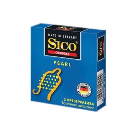 Презервативи "Sico" PEARL, 3 шт.
