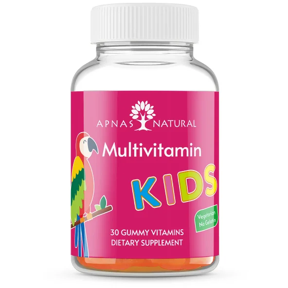 Мультивітаміни для дітей Апнас (Apnas Natural) Натурал жувальні цукерки, 60 шт.