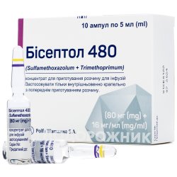 Бисептол таблетки по 480 мг, 14 шт.: инструкция, цена, отзывы, аналоги ...