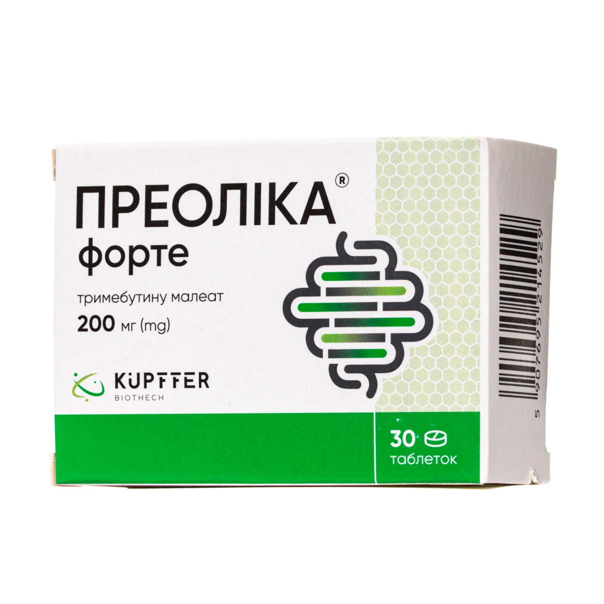 Преоліка Форте таблетки по 200 мг, 30 шт.