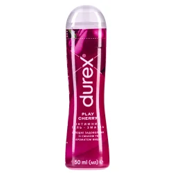 Інтимний гель-змазка Durex Play Cherry зі смаком та ароматом вишні (лубрикант), 50 мл