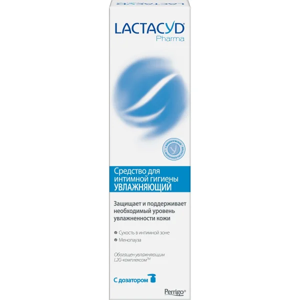 Лактацид Фарма (Lactacyd) зволожуючий засіб з дозатором, 250 мл
