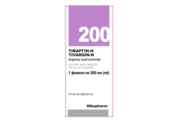 Тіваргін-Н р-н д/інф. 42 мг/мл фл. 200 мл №1