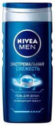 Гель для душу Нівеа (Nivea) для чоловіків Екстремальна свіжість, 250 мл