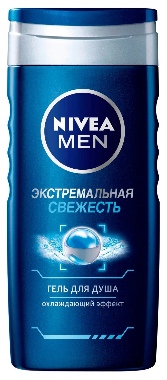 Гель для душу Nivea (Нівеа) для чоловіків Екстремальна свіжість, 250 мл