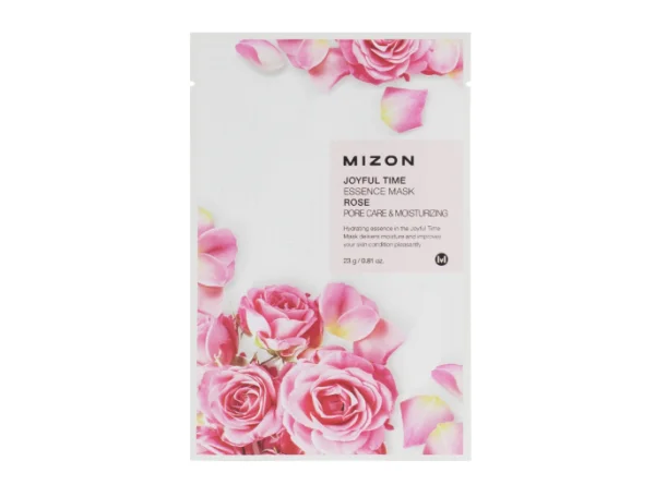 Маска для обличчя Мізон Джойфул Тайм Есенс тканинна з екстрактом троянди 23мл