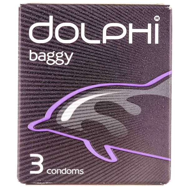 Презервативи Долфі Баггі (Dolphi Baggy), 3 шт.