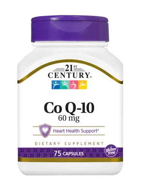 Коензим Q-10 капсули для поліпшення енергетичного обміну по 60 мг, 75 шт.