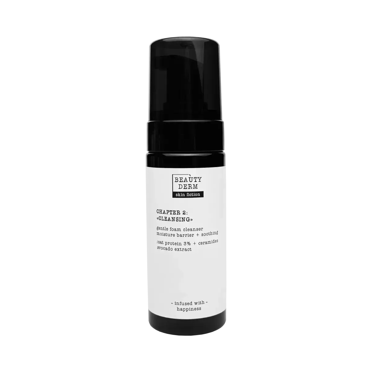 Пінка для вмивання Beauty Derm (Б'ютіДерм) Skin Fiction з протеїнами вівса та церамідами, 150 мл