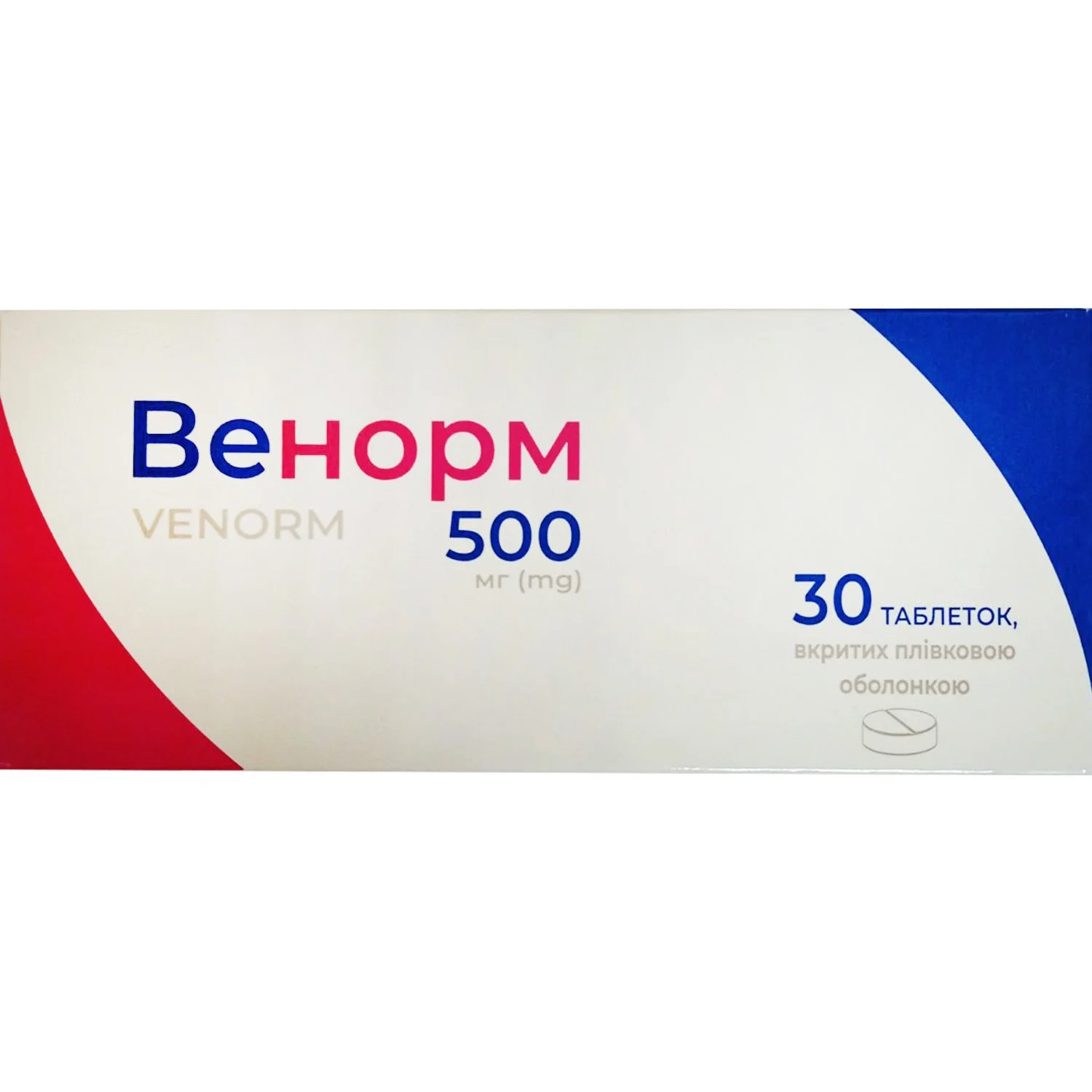 Венорм таблетки по 500 мг, 30 шт.