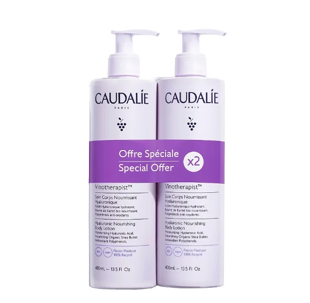 Крем для тіла Кодалі (Caudalie) Винотерапіст живильний, 400 мл, 2 шт.