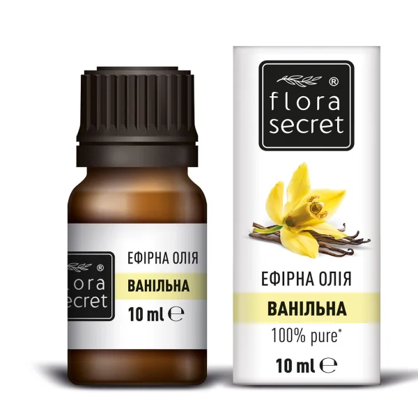 Ефірна олія Flora Secret (Флора Сікрет) ванільна, 10 мл