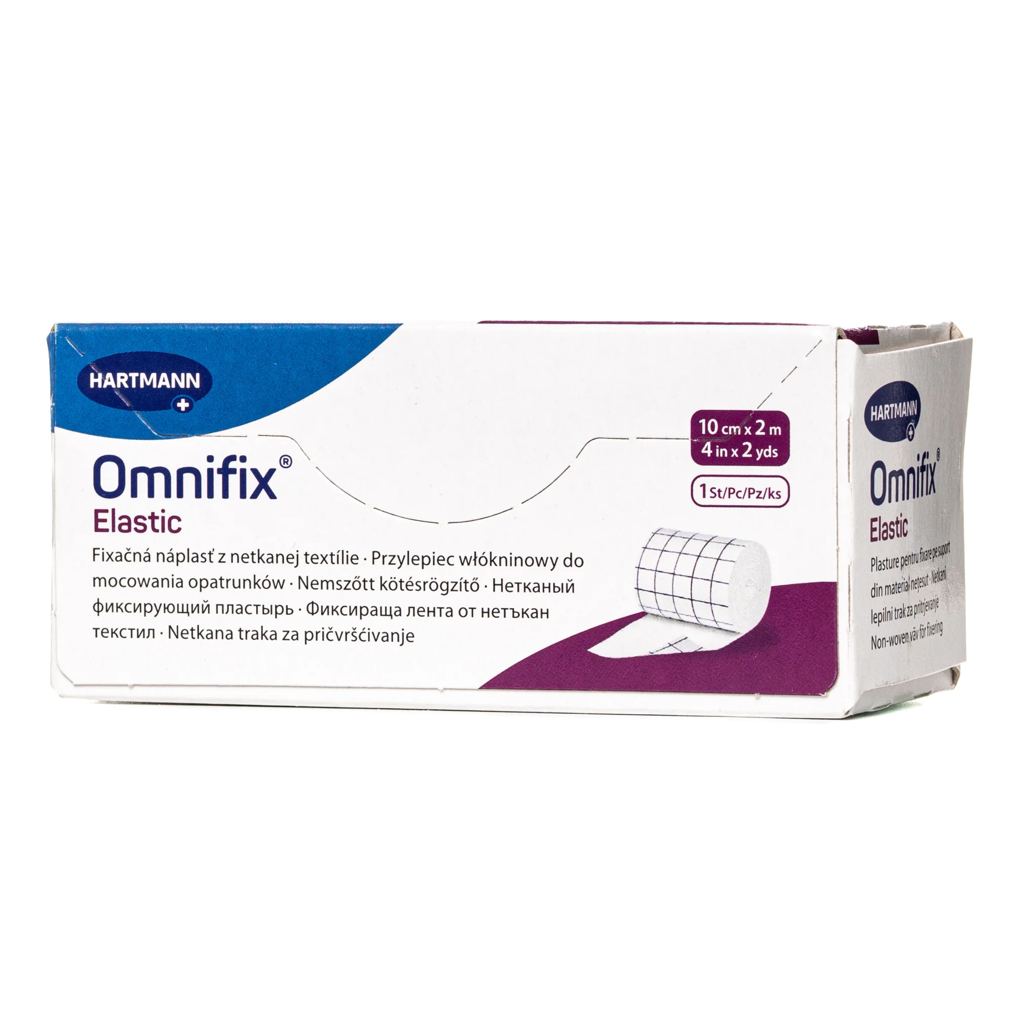 Пластир еластичний нетканий Omnifix Elastic (Омніфікс Еластік) 10 см х 2 м, 1 шт.