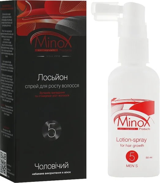 Лосьон для роста волос Минокс (Minox) 5% мужской, 50 мл