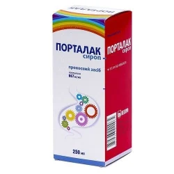 Порталак сироп при запорах по 667 мг/мл у флаконі, 250 мл