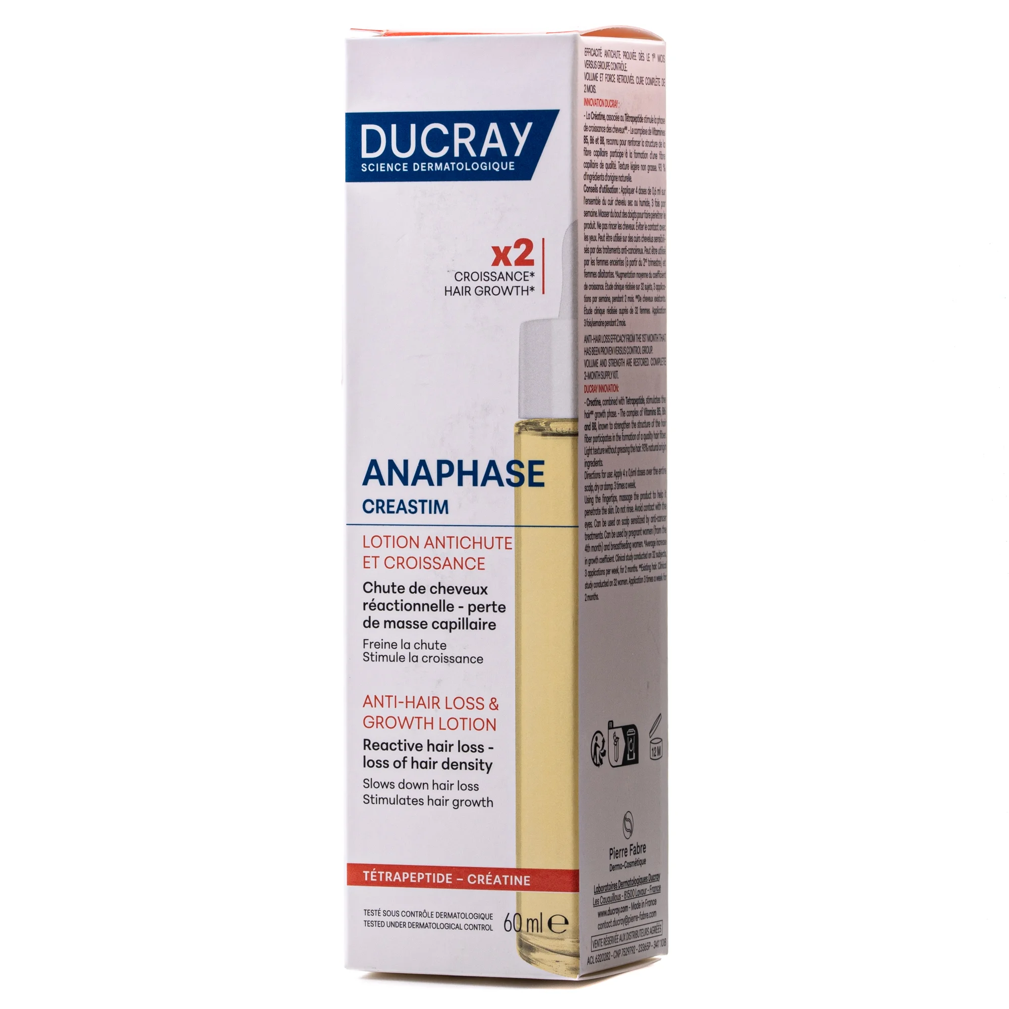 Лосьйон Ducray (Дюкрей) Creastim проти випадання волосся, 60 мл